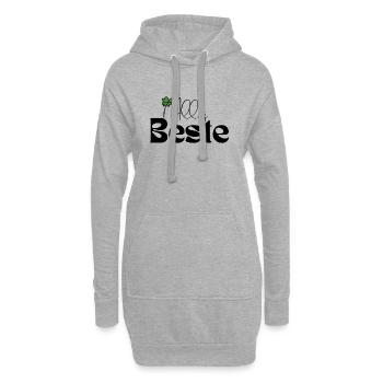 Alles Beste - Hoodie-Kleid - Grau meliert - Vorne