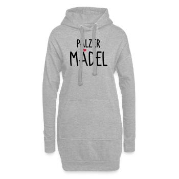 Pälzer Mädel - Hoodie-Kleid - Grau meliert - Vorne