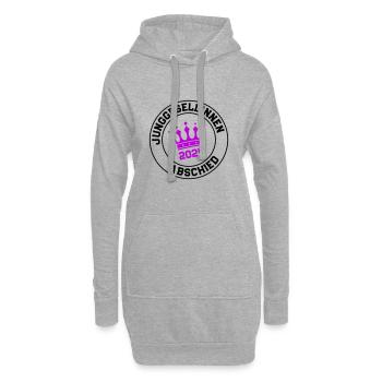 Enterrement de vie de jeune fille 2024 Enterrement de vie de jeune fille - Sweat-shirt à capuche long Femme - gris chiné - Devant