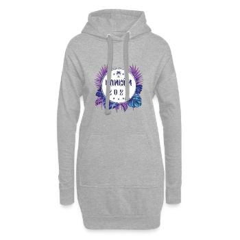 Cancun 2024 - Hoodie-Kleid - Grau meliert - Vorne