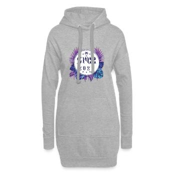 Zrce 2024 - Hoodie-Kleid - Grau meliert - Vorne