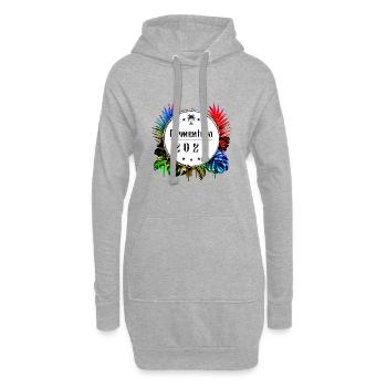 Formentera 2024 Multicolore - Sweat-shirt à capuche long Femme - gris chiné - Devant
