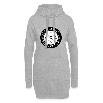Mallorca 2025 - Hoodie-Kleid - Grau meliert - Vorne