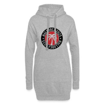 Mallorca 2025 - Hoodie-Kleid - Grau meliert - Vorne