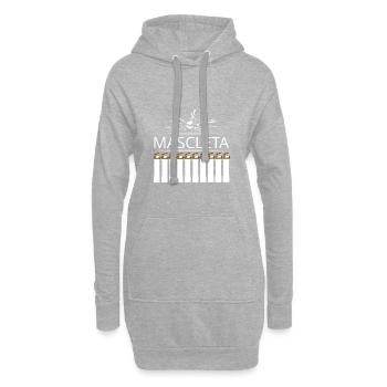 Pyro Mascleta Fallas Valencia Pirotecnica - Hoodie-Kleid - Grau meliert - Vorne