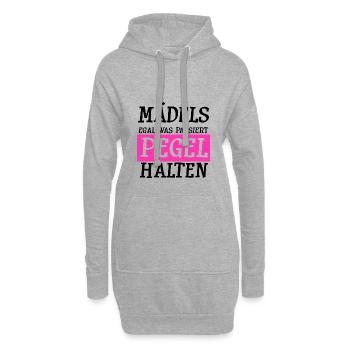 Mallorca Malle Party Crew Saufen Suff Alkohol - Hoodie-Kleid - Grau meliert - Vorne