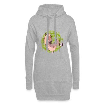 uacala1 - Hoodie-Kleid - Grau meliert - Vorne