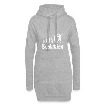 Evolution tennis - Hoodie-Kleid - Grau meliert - Vorne