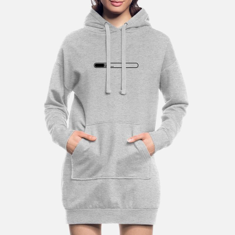 Loading bar / / loads / / / / load the loading / / Hoodie Dress