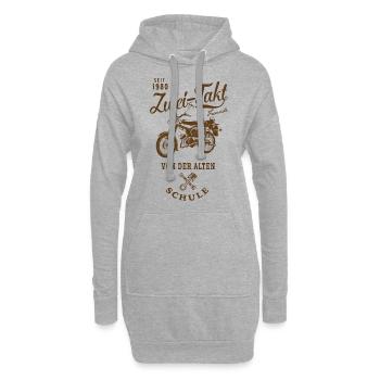 Simson S51 B4 Zwei Takt - Hoodie-Kleid - Grau meliert - Vorne