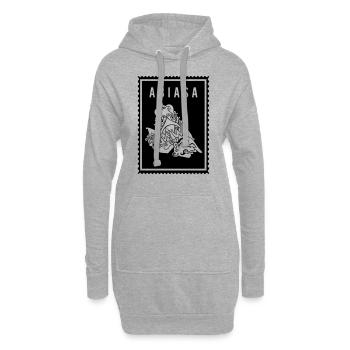 Abiasa -Wayang - Hoodie-Kleid - Grau meliert - Vorne