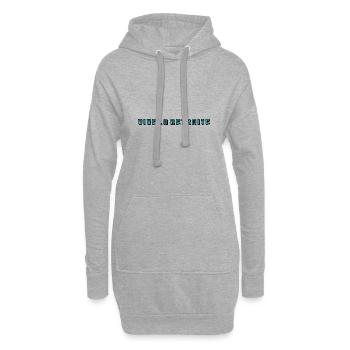 RETRAITE. RETRAITE. RETRAITEE. SENIOR. MAMIE. PAPY - Sweat-shirt à capuche long Femme - gris chiné - Devant
