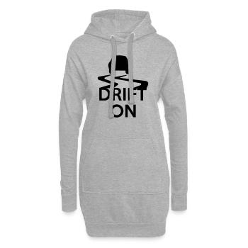 Drift On - Sweat-shirt à capuche long Femme - gris chiné - Devant
