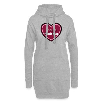 Tischlerin Tischler Mädchen Kind Azubine Azubi - Hoodie-Kleid - Grau meliert - Vorne