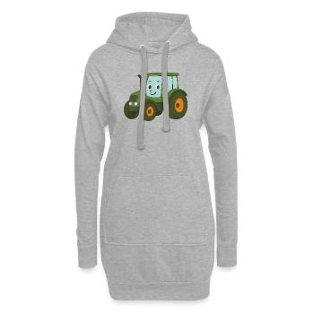 Traktor - Hoodie-Kleid - Grau meliert - Vorne