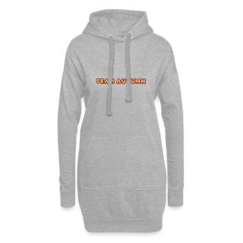 TEAM AUTUNM - Hoodie-Kleid - Grau meliert - Vorne