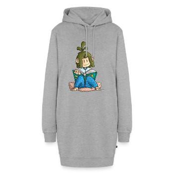 Quinn - das Tierarzt / - Hoodie-Kleid - Grau meliert - Vorne