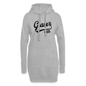 Glaser Beruf Glaserei Lehre Lehrling Meister 2025 - Hoodie-Kleid - Grau meliert - Vorne