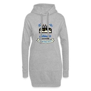 Schlosser Geburtstag KFZ-Schlosser Geb Schlosserei - Hoodie-Kleid - Grau meliert - Vorne