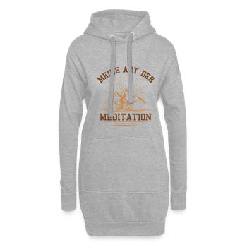 Rad Radfahren Fahrrad Mountainbike Mountainbiken - Hoodie-Kleid - Grau meliert - Vorne