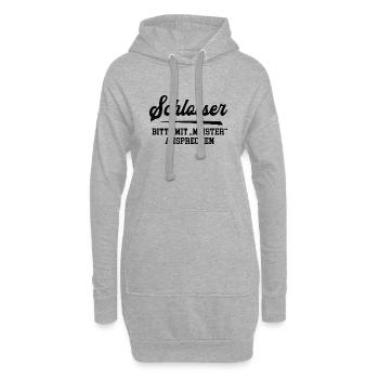 Schlosser Meister Prüfung Bestanden Meisterbrief - Hoodie-Kleid - Grau meliert - Vorne