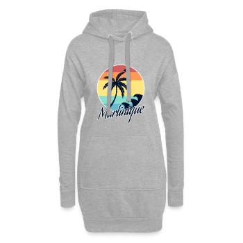 Martinique - Hoodie-Kleid - Grau meliert - Vorne