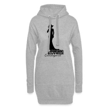 T-Shirt Eleganza Extravaganza RuPaul's Drag Race - Sweat-shirt à capuche long Femme - gris chiné - Devant
