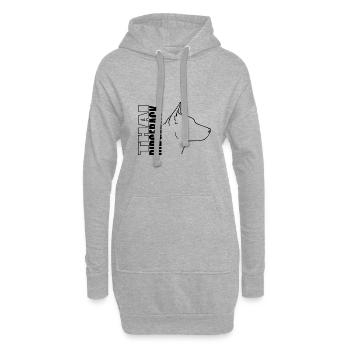 Thai Ridgeback Profil Hunde Hund Wilsigns - Hoodie-Kleid - Grau meliert - Vorne