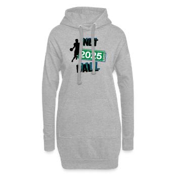 Netball Spieler Team Turnier Mannschaft in 2025 - Hoodie-Kleid - Grau meliert - Vorne