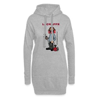 Lackaffe Lackierer - Hoodie-Kleid - Grau meliert - Vorne
