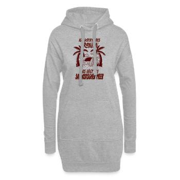Ich Komme Aus Ironien Sarkasmus Humor Ironie - Hoodie-Kleid - Grau meliert - Vorne
