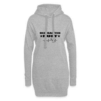 Garten - Hoodie-Kleid - Grau meliert - Vorne