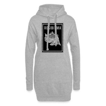 Resibisma - Wayang - Hoodie-Kleid - Grau meliert - Vorne
