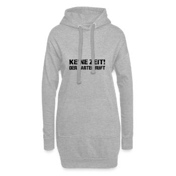 garden - Hoodie Dress - heather grey - Front