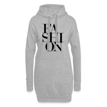 FASHION Design - Hoodie-Kleid - Grau meliert - Vorne