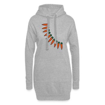 carrots - Hoodie-Kleid - Grau meliert - Vorne
