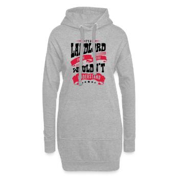 its a landlord thing you wouldnt underst - Hoodie Dress - heather grey - Front