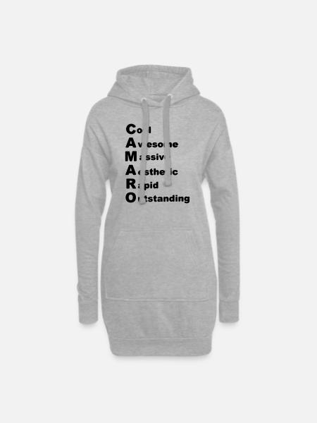Camaro - Hoodie-Kleid - Grau meliert