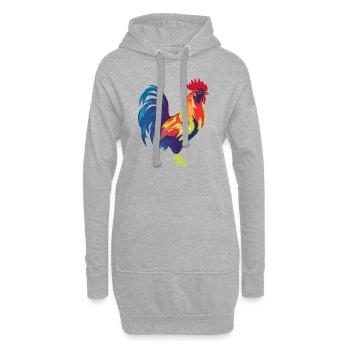 hahn - Hoodie-Kleid - Grau meliert - Vorne