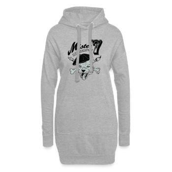 Illustration 7 Monsieur - Sweat-shirt à capuche long Femme - gris chiné - Devant