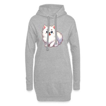 Spitz 4 - Hoodie-Kleid - Grau meliert - Vorne