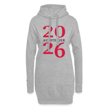Promoted 2026 Promotion - Hoodie Dress - heather grey - Front