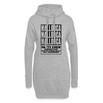 Mallorca 2026 Party Crew Summer 2026 - Hoodie-Kleid - Grau meliert - Vorne
