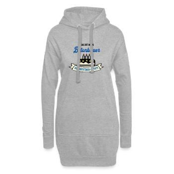 Geburtstag Betonbauer Betonbau Stahlbetonbauer Geb - Hoodie-Kleid - Grau meliert - Vorne