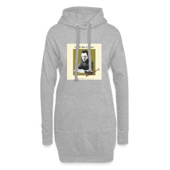 Soyez cool comme Albert Camus! - Sweat-shirt à capuche long Femme - gris chiné - Devant