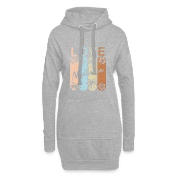 Mallorca - Hoodie-Kleid - Grau meliert - Vorne
