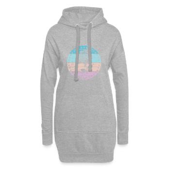 Rose - Hoodie Dress - heather grey - Front
