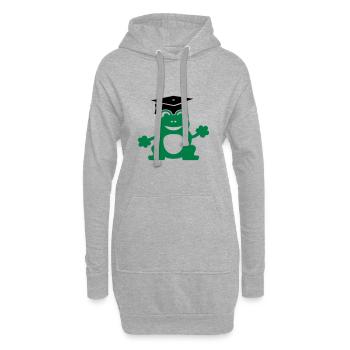Frog Doctorate Medical Hat Veterinary Medicine - Hoodie Dress - heather grey - Front