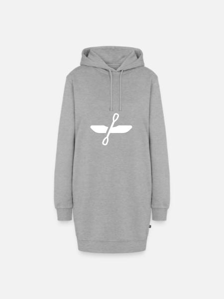 Kanu - Hoodie-Kleid - Grau meliert