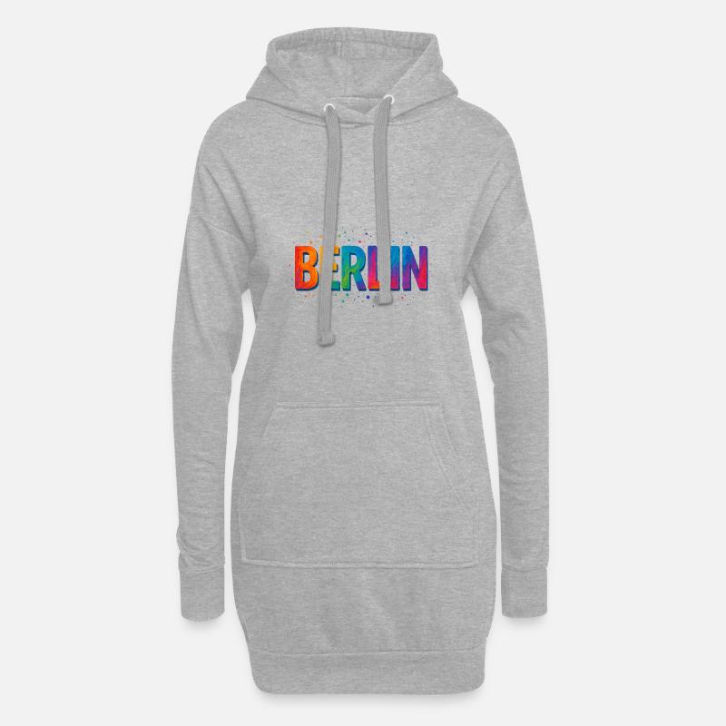 BERLIN - Hoodie-Kleid - Grau meliert